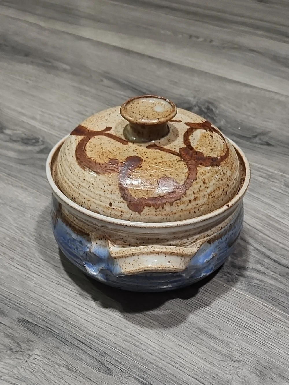 Vintage Agnes Stark Small Casserole Studio Pottery